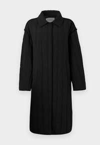 QUILTED COAT - Talvemantel - black