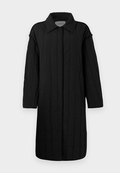 CLOSED QUILTED COAT - Ziemas mētelis - black