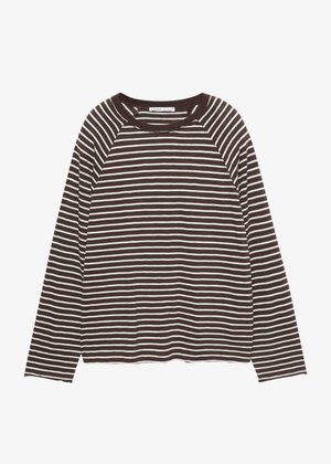 PULL&BEAR RAGLAN - Longsleeve - brown