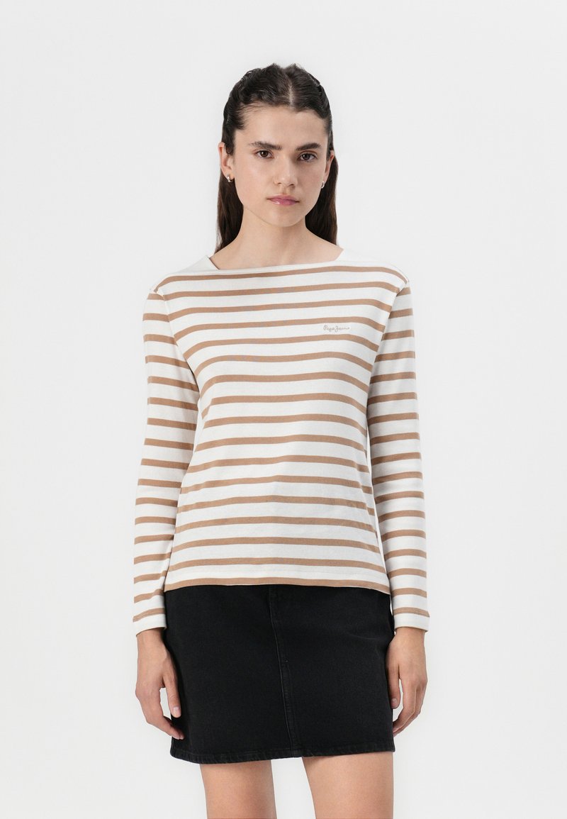 Pepe Jeans BETTY - Ilgarankovis viršutinės dalies drabužis - oyster white