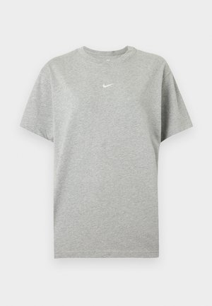 Nike Sportswear, CLASSIC TEE - T-paita - darkk grey heather/sail