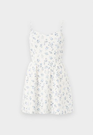 Hollister Co., BARE CLEAN SHORT DRESS - Robe de jour - white