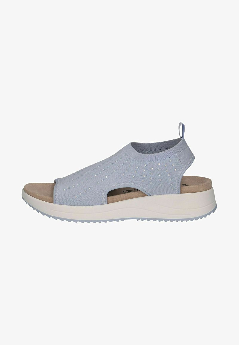 Caprice Sandale s punim potplatom - lt blue knit