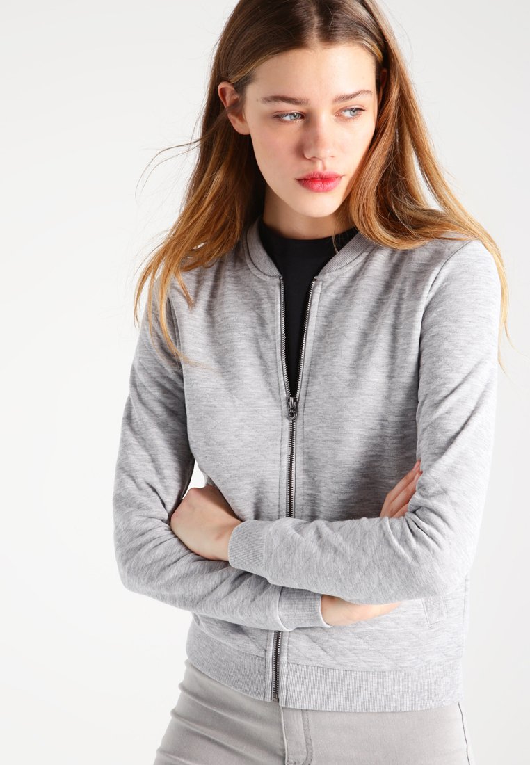 ONLY ONLJOYCE - Blusão aviador - light grey melange