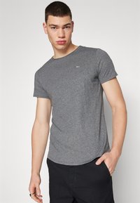 Tommy Jeans JASPE C NECK  - Basic T-shirt - new charcoal