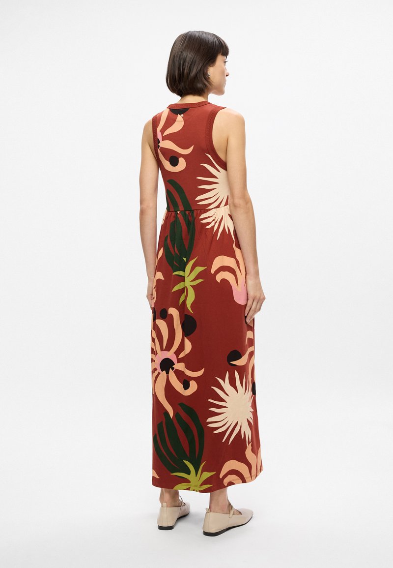 Scotch & Soda PRINTED TANK DRESS - Jersey dress - desert hawaiian burnt  henna/red - Zalando.ie