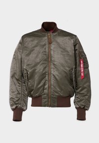 VINTAGE - Giubbotto Bomber - mud olive