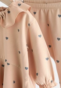 Next FRILL REGULAR FIT SET  - Langarmshirt - beige heart print