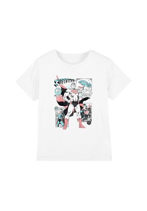 Cotton Soul, SUPERMAN COMIC PANELS - Print T-shirt - white