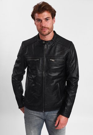 Lee Cooper Leren jas - black