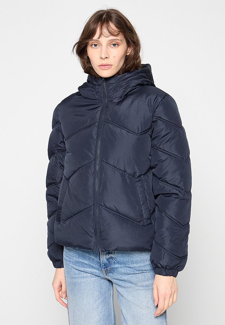 JDY Winterjas donkerblauw JDY Winterjas donkerblauw