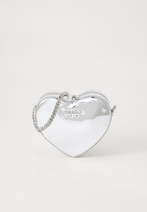 LOVE CROSSBODY - Cross body bag - silver