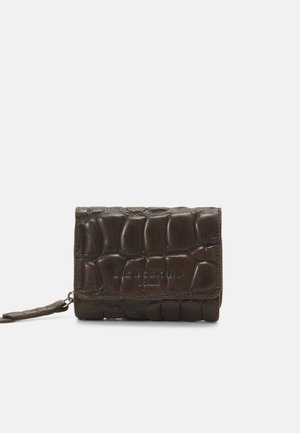 KROKO PABLITA KOMPAKTE GELDBÖRSE IN KROKO-OPTIK - Wallet - dark green