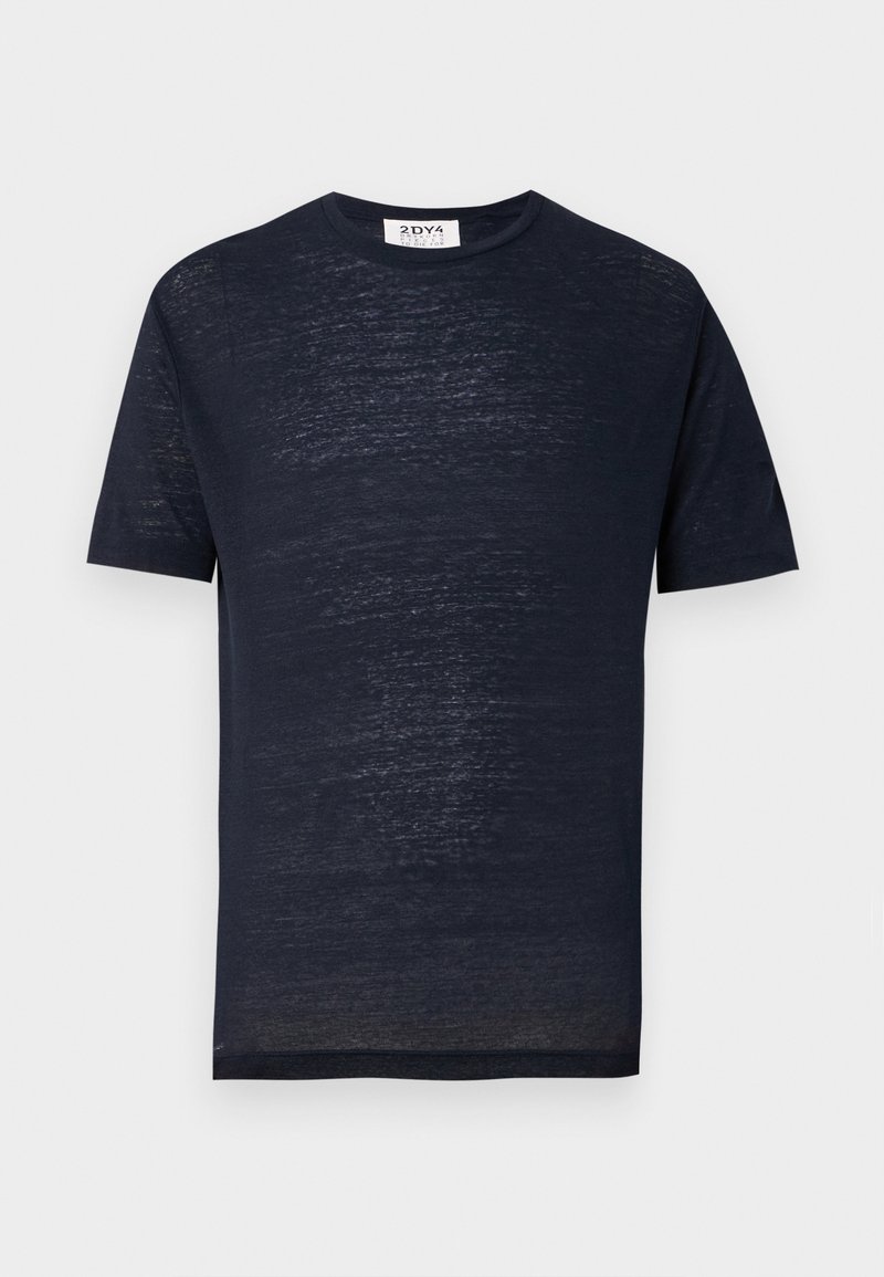 drykorn T-shirt basic donkerblauw