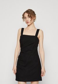 Abercrombie & Fitch - RUCHED SIDE MINI  - Day dress - black beauty Thumbnail Image 1