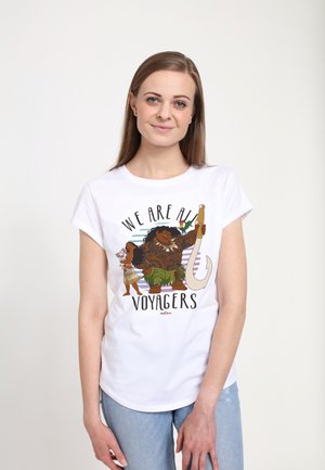 MOANA VOYAGERS - T-shirt imprimé - white