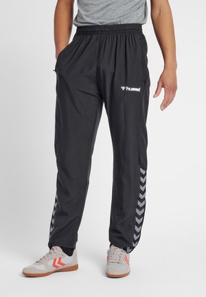 Stoffhose - black/white