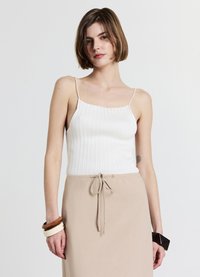 Calliope SPALLINE SOTTILI  - Top - bianco lana