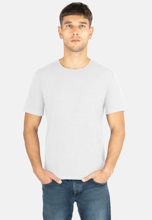 4ER SET - T-Shirt basic - marine marine weiß weiß