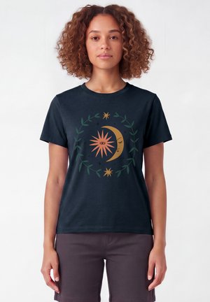 watapparel, LOVE AND FLEX - T-shirt imprimé - french navy
