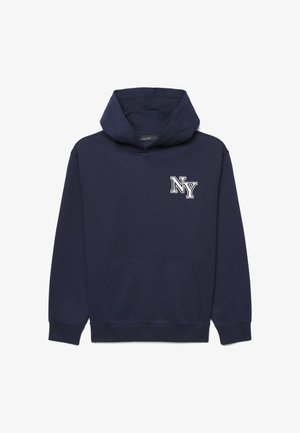 Calliope, FELPA TINTA UNITA - Sweat à capuche - blu scuro
