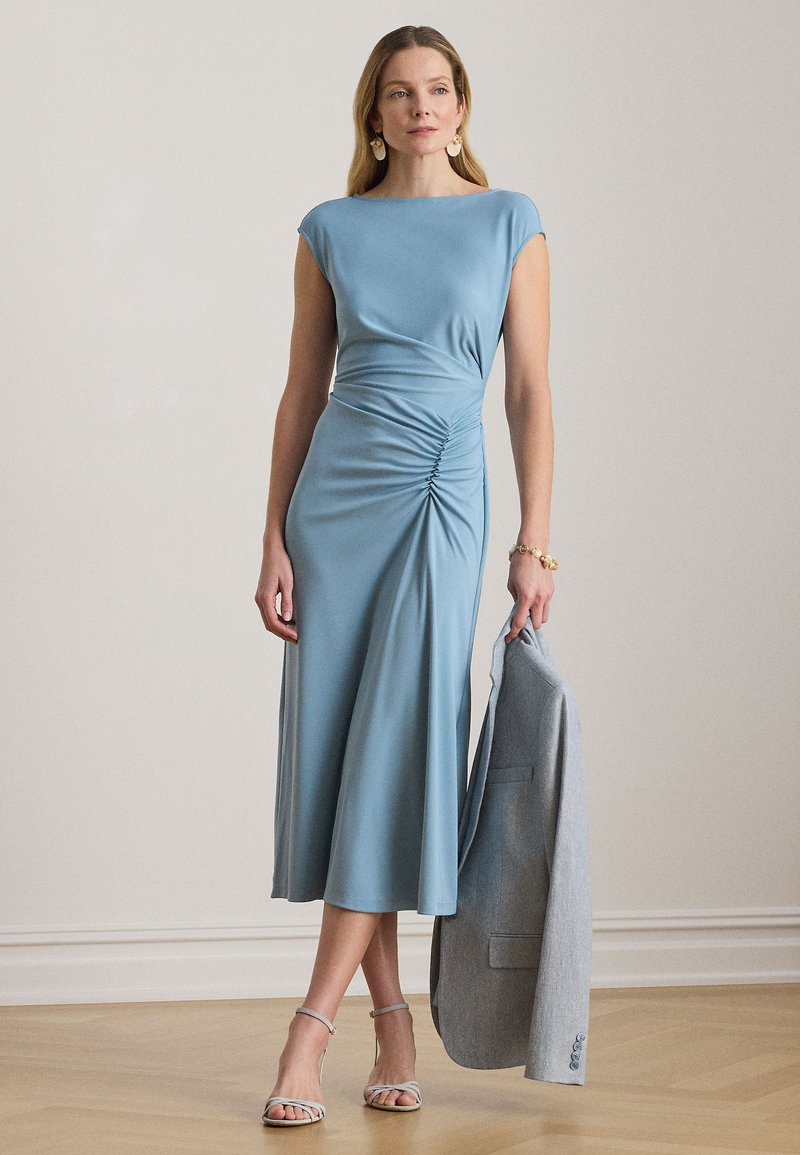 ralph lauren pleated jersey dress Lauren CAP-SLEEVE - Jersey dress junior-bridesmaid-dress