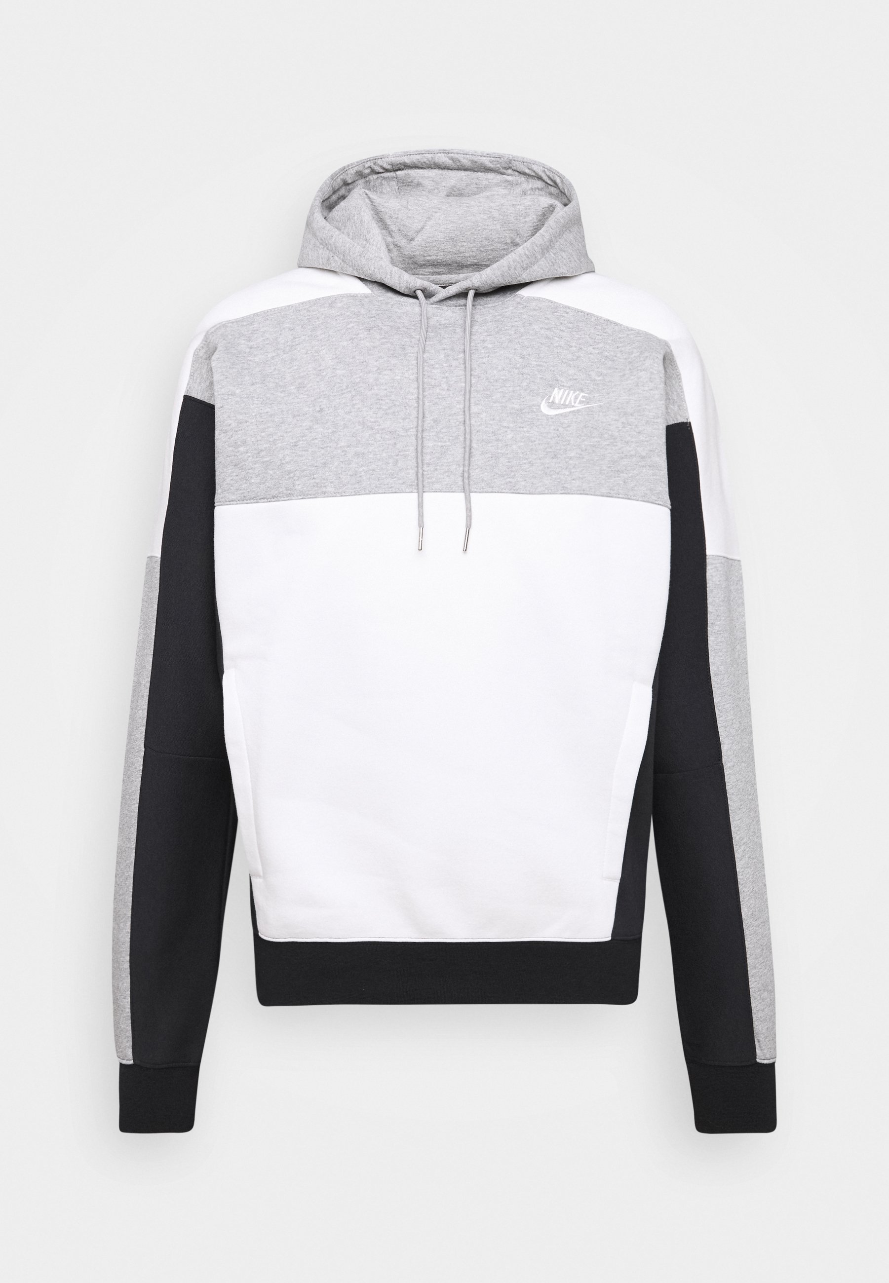 Nike Sportswear Hoodie Kapuzenpullover Grey Heather Black White Dunkelgrau Meliert Zalando De