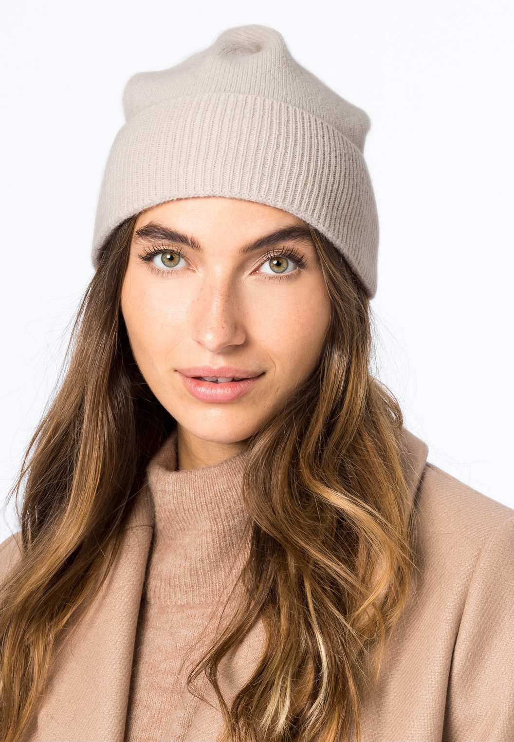 hallhuber mütze beige