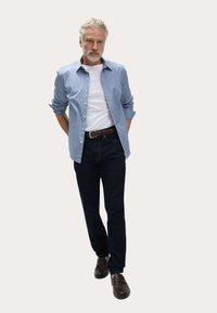 Marks & Spencer STRIPED OXFORD  - Overhemd - medium blue mix