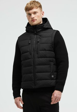 2-IN-1 STEPP MIT ABTRENNBAREN KÄRMELN - Winter jacket - black