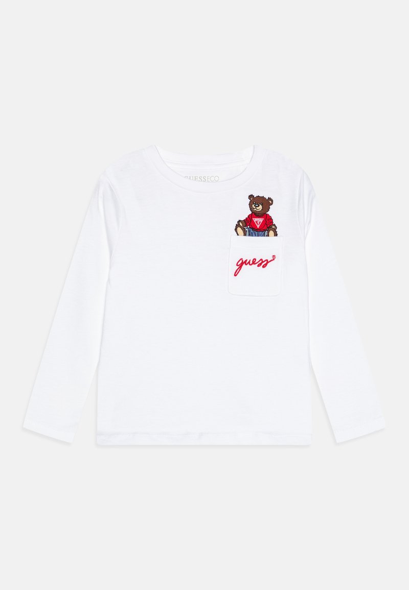 Guess BEAR - Maglietta a manica lunga - pure white