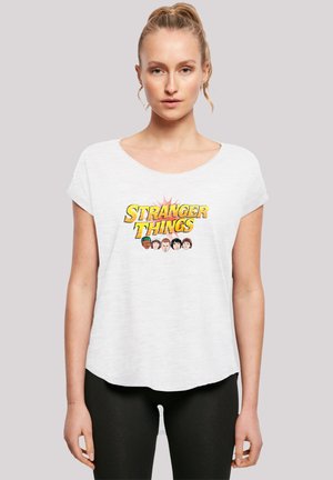 STRANGER THINGS COMIC HEADS NETFLIX TV SERIES - Print T-shirt - weiß