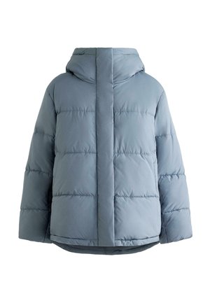 OYSHO PRIMALOFT WATER-REPELLENT PADDED - Téli kabát - blue-grey