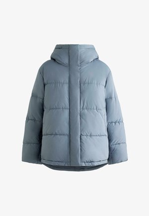 OYSHO PRIMALOFT WATER-REPELLENT PADDED - Téli kabát - blue-grey