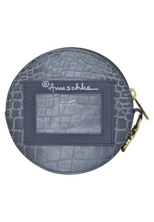 PAINTED - Portemonnee - croco embossed silver grey