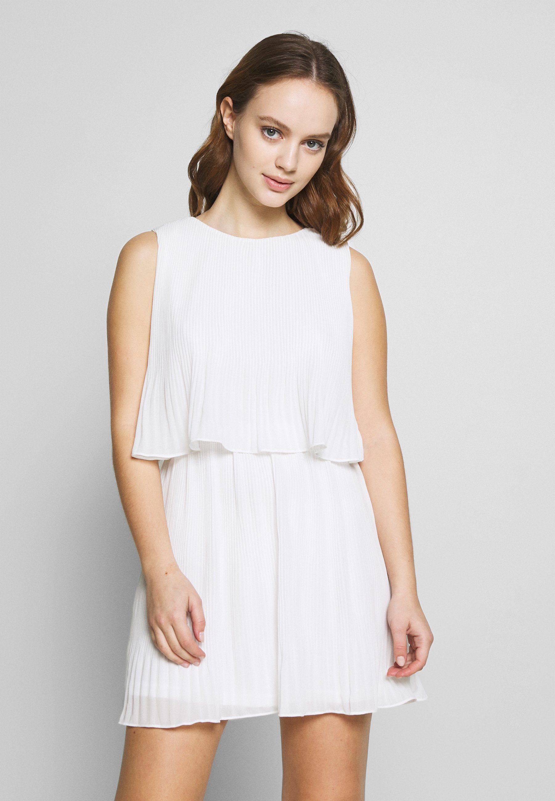 missguided pleated smock dress