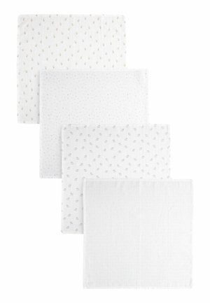 4 PACK - REGULAR FIT - Muslin blanket - white delicate animal