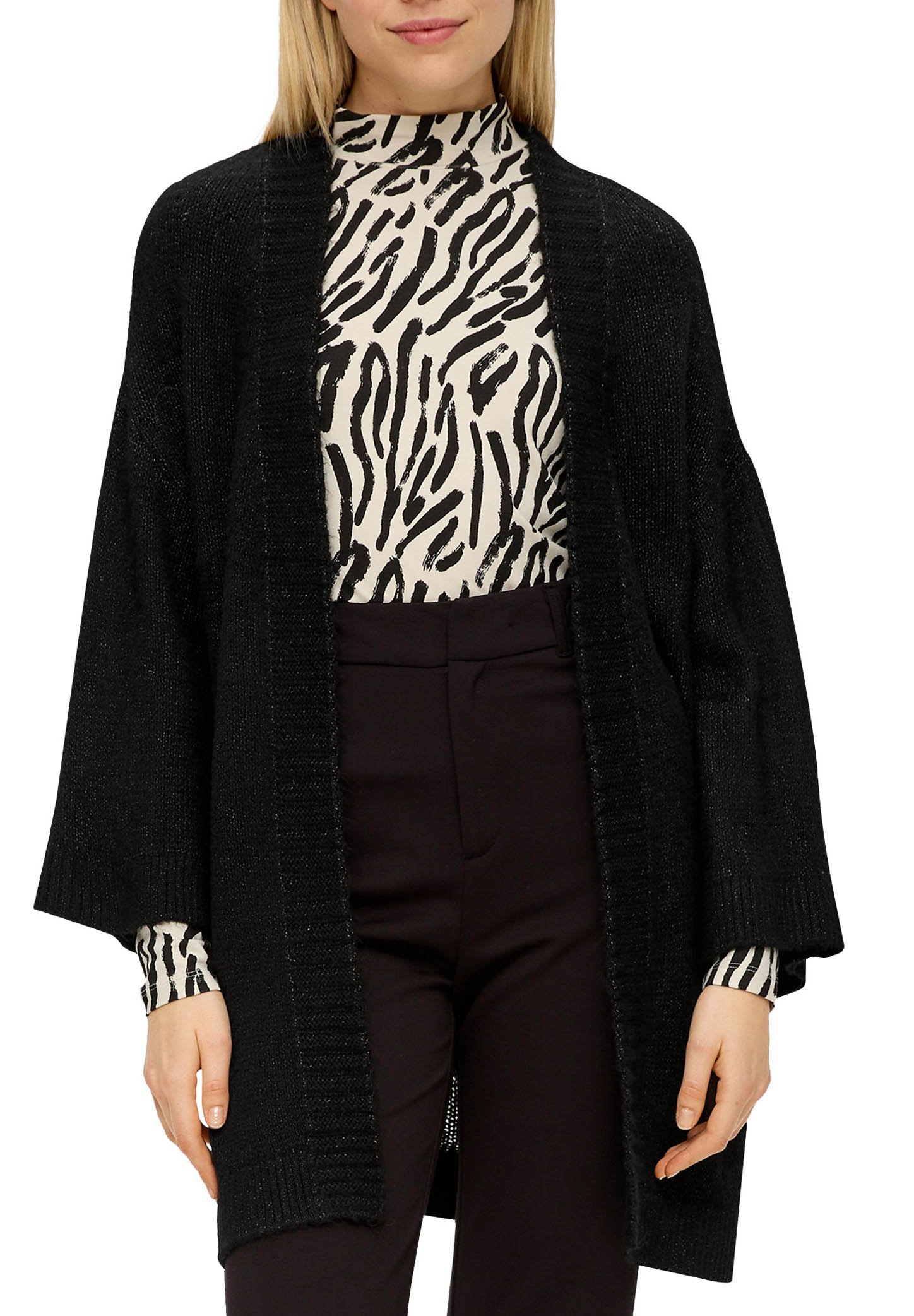 Pull Femme JDY à Boutons Devant - Manches Longues, Col Rond, Style Tricoté Rayé - 9