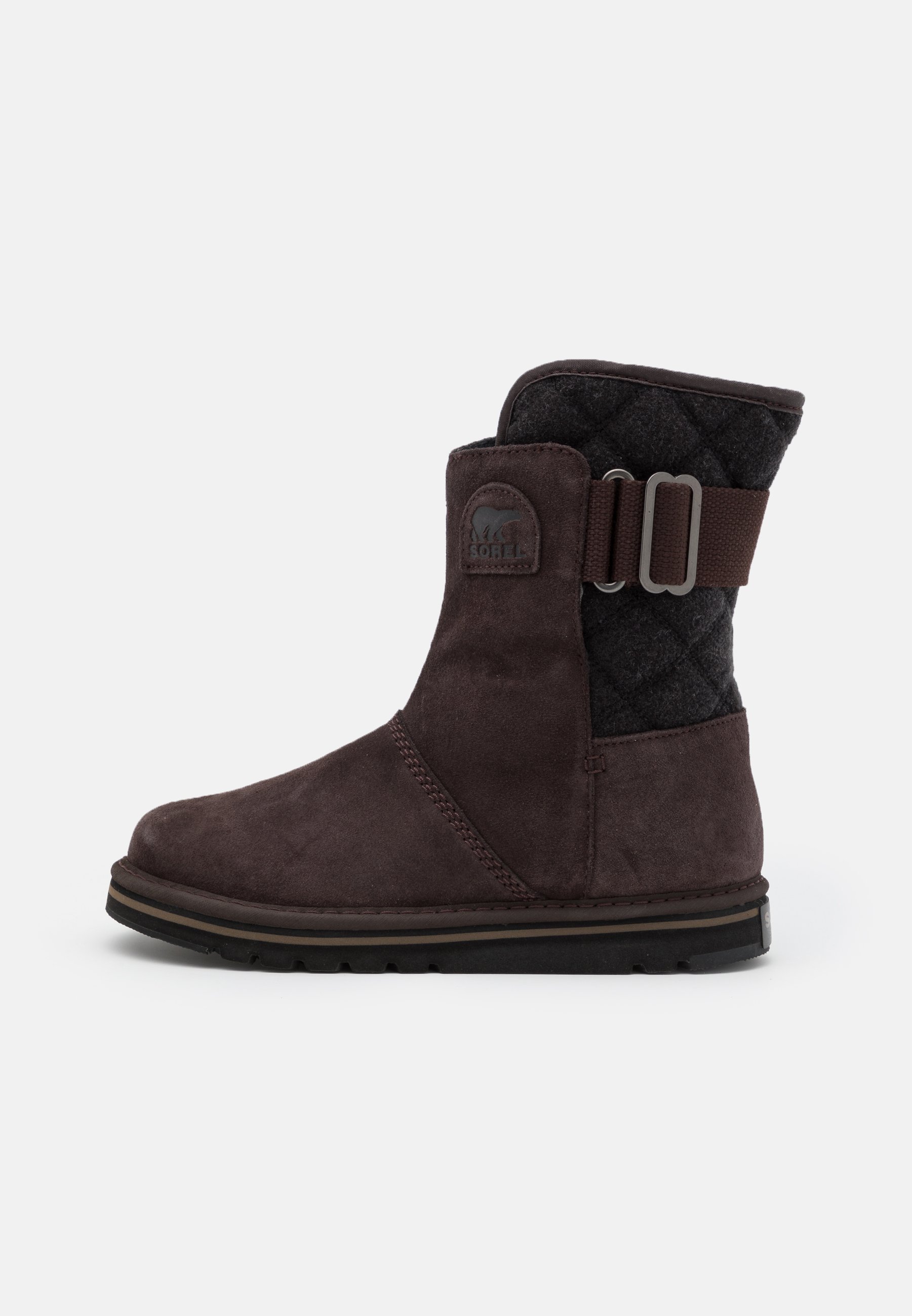 Sorel NEWBIE - Botas para la nieve - dark brown/marrón oscuro - Zalando.es