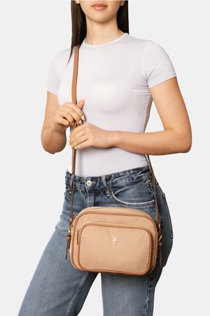 U.S. Polo Assn., CROSSBODY-BAG - Umhängetasche - beige