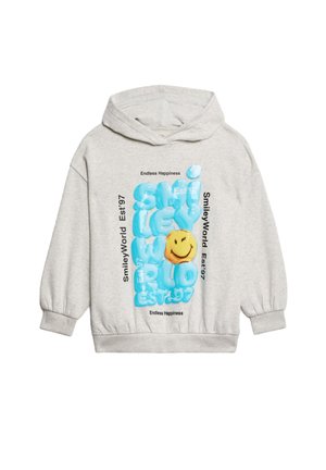 SMILEY - Hættetrøje - grey marl
