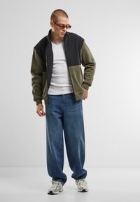 Urban Classics Fleece jacket - black olive