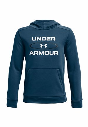 Under Armour GRAPHIC HD - Felpa con cappuccio - petrol blue