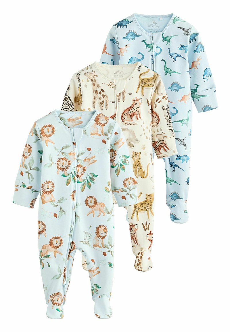 Next BEAR 3 PACK - Sleep suit - blue character