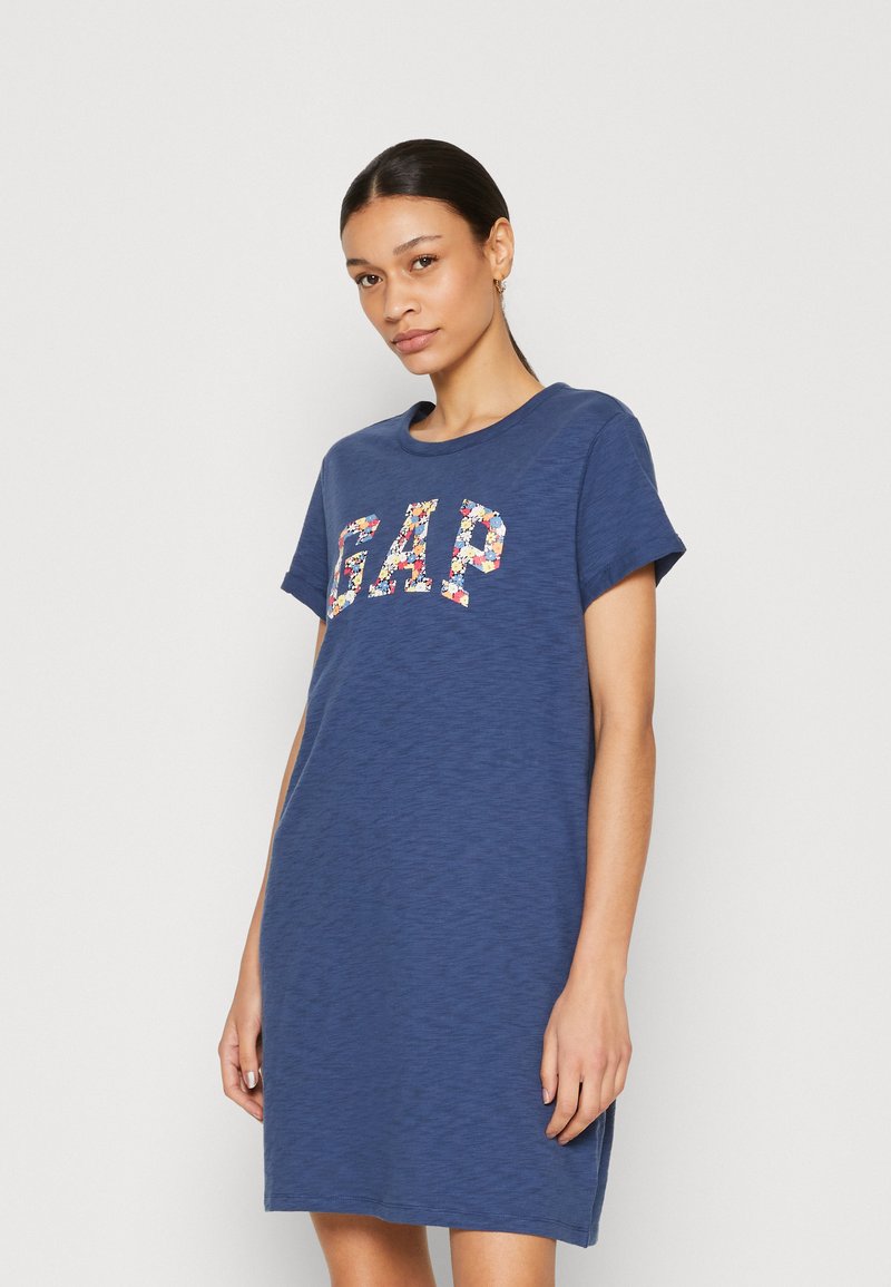 GAP LOGO DRESS Jersey dress blue shade/dark blue Zalando.ie