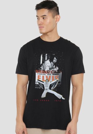Cotton Soul, ELVIS PRESLEY LAS VEGAS - Print T-shirt - black