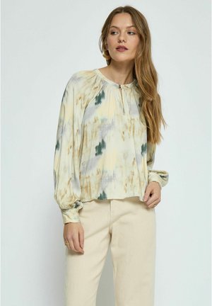 PCTHILDE LONG SLEEVE  - Bluza - p safari sand print