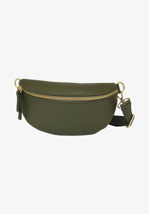 THEWAN., DEMI LUNE - PETIT BANANE - Sac bandoulière - light kaki