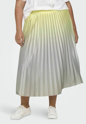 PLISSIERTER CARPETAL  - A-line skirt - wax yellow