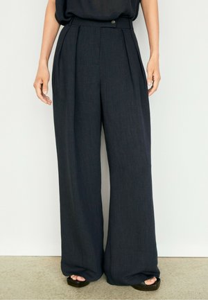 Massimo Dutti, Pantalon classique - mottled dark blue